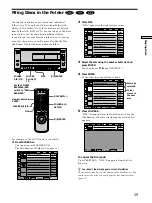 Preview for 29 page of Sony DVPC-X850D Operating Instructions Manual