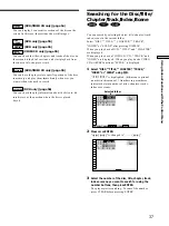 Preview for 37 page of Sony DVPC-X850D Operating Instructions Manual