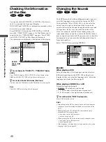 Preview for 40 page of Sony DVPC-X850D Operating Instructions Manual