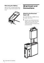 Preview for 8 page of Sony DWA-F01D Operating Instructions Manual