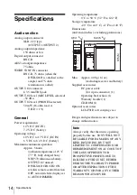 Preview for 14 page of Sony DWA-F01D Operating Instructions Manual