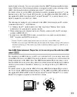 Preview for 23 page of Sony ERS-7M3 - Aibo Entertainment Robot User Manual