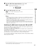 Preview for 51 page of Sony ERS-7M3 - Aibo Entertainment Robot User Manual