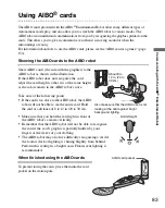 Preview for 83 page of Sony ERS-7M3 - Aibo Entertainment Robot User Manual