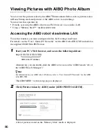 Preview for 86 page of Sony ERS-7M3 - Aibo Entertainment Robot User Manual