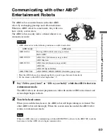 Preview for 89 page of Sony ERS-7M3 - Aibo Entertainment Robot User Manual