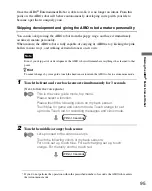 Preview for 95 page of Sony ERS-7M3 - Aibo Entertainment Robot User Manual