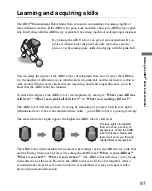 Preview for 97 page of Sony ERS-7M3 - Aibo Entertainment Robot User Manual