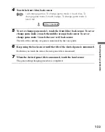 Preview for 103 page of Sony ERS-7M3 - Aibo Entertainment Robot User Manual