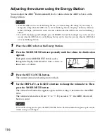 Preview for 116 page of Sony ERS-7M3 - Aibo Entertainment Robot User Manual