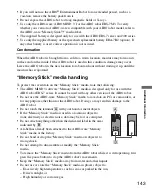 Preview for 143 page of Sony ERS-7M3 - Aibo Entertainment Robot User Manual