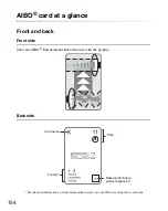 Preview for 154 page of Sony ERS-7M3 - Aibo Entertainment Robot User Manual