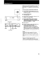 Preview for 11 page of Sony EV-5550 Operating Instructions Manual