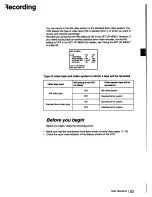 Preview for 33 page of Sony EV-S2000 Operating Instructions Manual