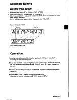 Preview for 55 page of Sony EV-S2000 Operating Instructions Manual