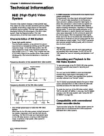 Preview for 62 page of Sony EV-S2000 Operating Instructions Manual