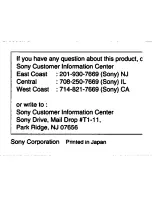 Preview for 72 page of Sony EV-S2000 Operating Instructions Manual