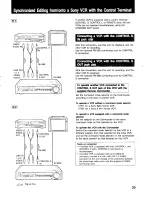 Preview for 39 page of Sony EV-S900 Operating Instructions Manual