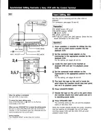 Preview for 42 page of Sony EV-S900 Operating Instructions Manual