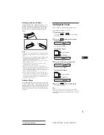 Preview for 5 page of Sony EXCD-31 Operating Instructions Manual