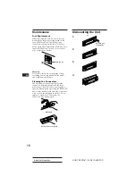 Preview for 10 page of Sony EXCD-31 Operating Instructions Manual