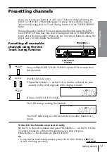 Preview for 17 page of Sony EZ77NZ Operating Instructions Manual