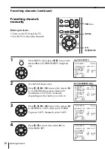 Preview for 20 page of Sony EZ77NZ Operating Instructions Manual