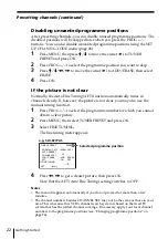 Preview for 22 page of Sony EZ77NZ Operating Instructions Manual