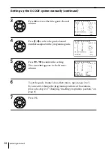 Preview for 24 page of Sony EZ77NZ Operating Instructions Manual