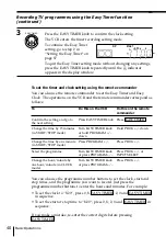 Preview for 40 page of Sony EZ77NZ Operating Instructions Manual