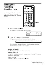 Preview for 49 page of Sony EZ77NZ Operating Instructions Manual