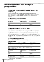 Preview for 54 page of Sony EZ77NZ Operating Instructions Manual