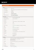 Preview for 4 page of Sony F65RS Manual