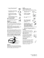 Preview for 5 page of Sony FD Trinitron WEGA KD-36FS170 Operating Instructions Manual