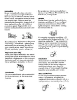 Preview for 5 page of Sony FD Trinitron WEGA KV-13FS110 Operating Instructions Manual