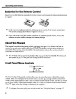 Preview for 11 page of Sony FD Trinitron WEGA KV-13FS110 Operating Instructions Manual