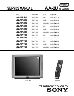 Sony FD Trinitron WEGA KV-36FS12 Service Manual preview