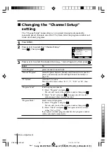 Preview for 18 page of Sony FD Trinitron WEGA KV-BM14 Operating Instructions Manual