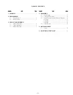 Preview for 3 page of Sony FDL-PT22 - 2.2" LCD Portable TV Service Manual