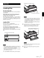 Preview for 11 page of Sony film imager Instructions For Use Manual