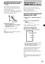 Preview for 13 page of Sony FM/AM CASSETTE XR-C5120 Operating Instructions Manual