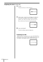 Preview for 66 page of Sony FVP-1/1E Operating Instructions Manual