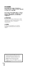 Preview for 104 page of Sony FVP-1/1E Operating Instructions Manual