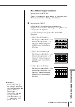 Preview for 135 page of Sony FVP-1/1E Operating Instructions Manual