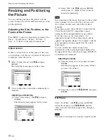 Preview for 80 page of Sony FWD-50PX2 Operating Instructions Manual