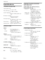 Preview for 148 page of Sony FWD-50PX2 Operating Instructions Manual