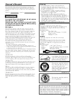 Preview for 2 page of Sony GDM-200PS Operating Instructions Manual