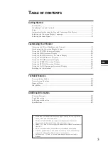 Preview for 3 page of Sony GDM-200PS Operating Instructions Manual