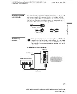 Preview for 21 page of Sony Grand Wega KDF-42E2000 Operating Instructions Manual