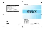 Preview for 92 page of Sony Grand Wega KDF-42E2000 Operating Instructions Manual